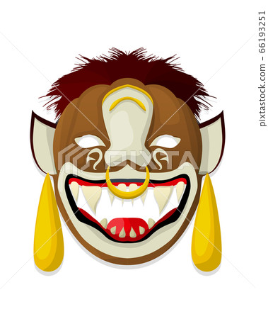 Vector tribal mask 13 66193251