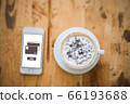 Online purchase with a credit card on smartphone 66193688