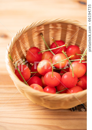 Cherry Sato Nishiki in a basket 66194735