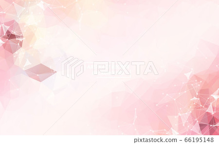 Pink Geometric Polygonal background molecule and - Stock Illustration ...