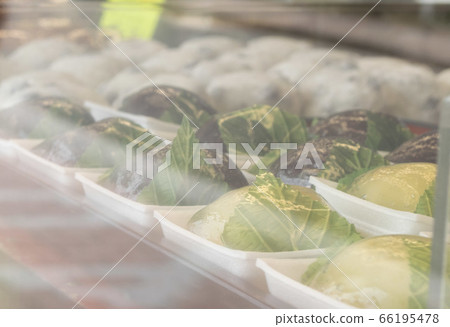 Japanese confectionery shop show window 66195478