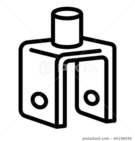 Metal connection icon, outline style Metal connection icon, outline style 66196046