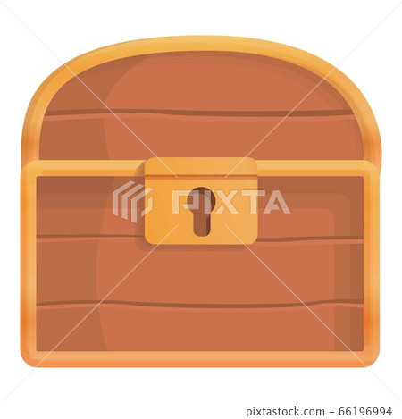 Closed dower chest icon, cartoon style Closed dower chest icon, cartoon style 66196994