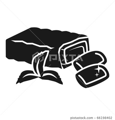 Packing gum pads icon, simple style Packing gum pads icon, simple style 66198402