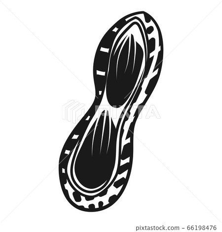 Peanuts in shell icon, simple style - Stock Illustration [66198476] - PIXTA