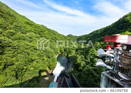 Kurikoma dam release alarm and release Kurikoma dam release alarm and release 66199798