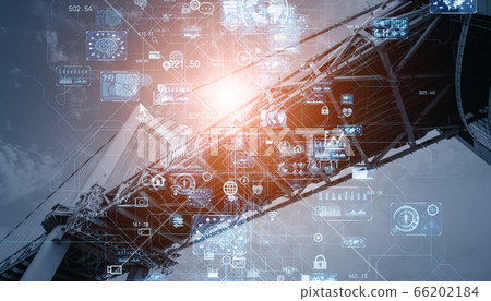 Transportation infrastructure and technology Suspension bridge and network image ITS MaaS Transportation infrastructure and technology Suspension bridge and network image ITS MaaS 66202184
