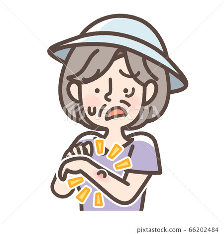 奶奶被蚊子或壁蝨咬傷 66202484