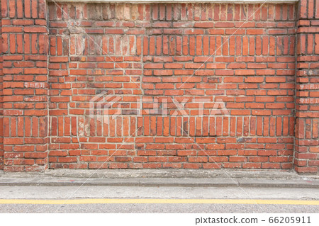 Photo of a brick wall with copy space Photo of a brick wall with copy space 66205911