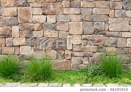 Photo of a brick wall with copy space 66205918