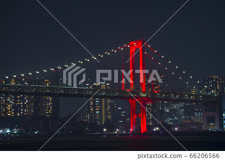 Tokyo Alert Rainbow Bridge Red June 2020 66206566
