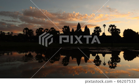 Sunrise and Angkor Wat 66207533