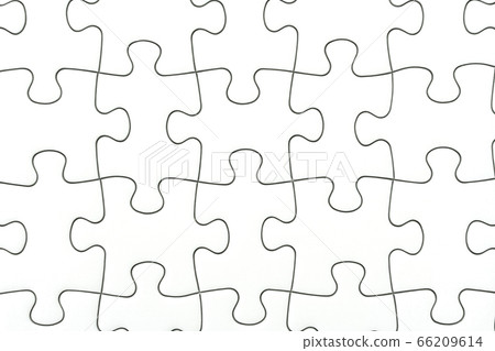 White jigsaw puzzle 66209614