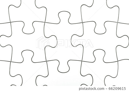 White jigsaw puzzle 66209615