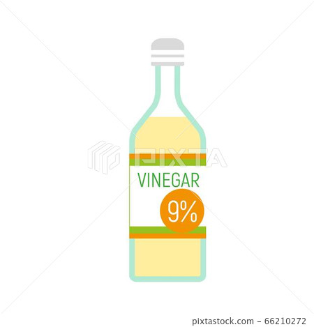 Vinegar bottle icon, flat style Vinegar bottle icon, flat style 66210272