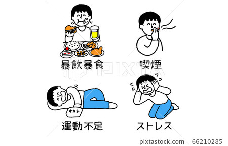 Unhealthy/Unhealthy Living Men Set (Simple) 66210285