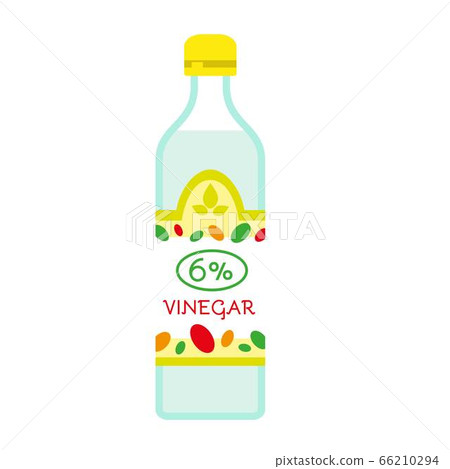 6 percent vinegar icon, flat style 6 percent vinegar icon, flat style 66210294