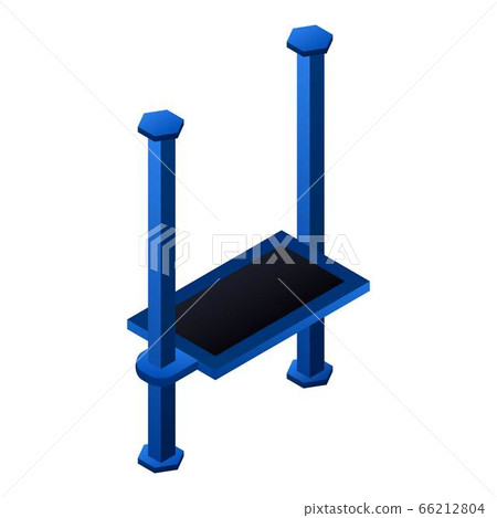 Car service jack icon, isometric style Car service jack icon, isometric style 66212804