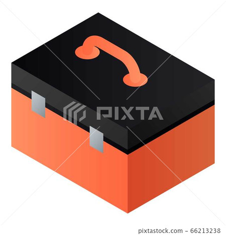 Tool box icon, isometric style 66213238