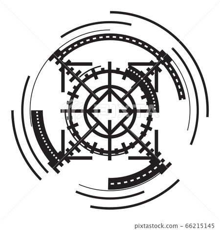 Fighter target icon, simple style 66215145