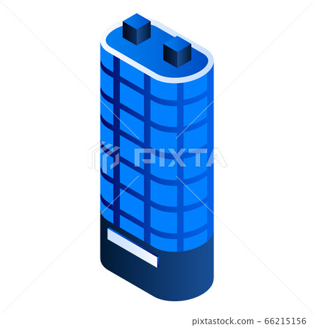 City skyscraper icon, isometric style City skyscraper icon, isometric style 66215156