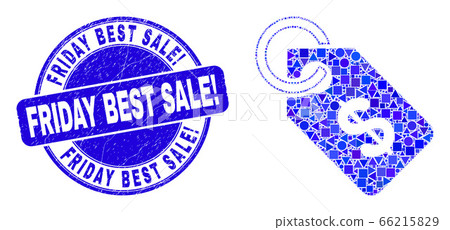 Blue Distress Friday Best Sale! Stamp Seal and Price Tag Mosaic Blue Distress Friday Best Sale! Stamp Seal and Price Tag Mosaic 66215829