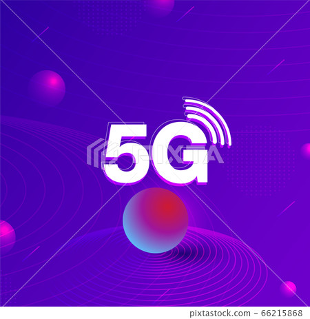5G network wireless internet Wi-fi connection and internet of things. Smart city and communication network concept. High speed, broadband telecommunication. vector design. 66215868