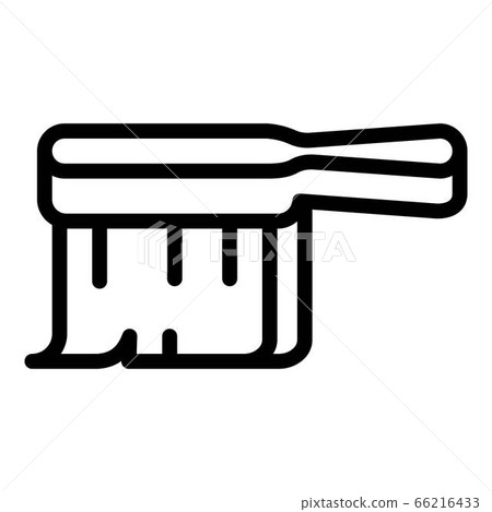 Apiary brush tool icon, outline style Apiary brush tool icon, outline style 66216433