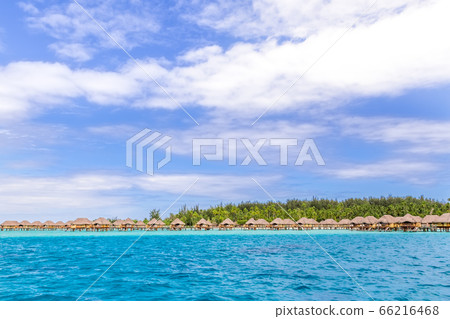 Bora Bora Island, French Polynesia. Web banner in 66216468