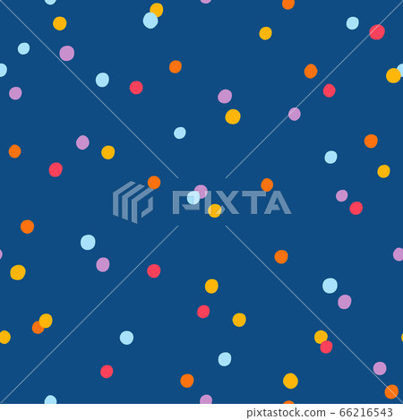 Party confetti vector seamless pattern - Stock Illustration [66216543 ...