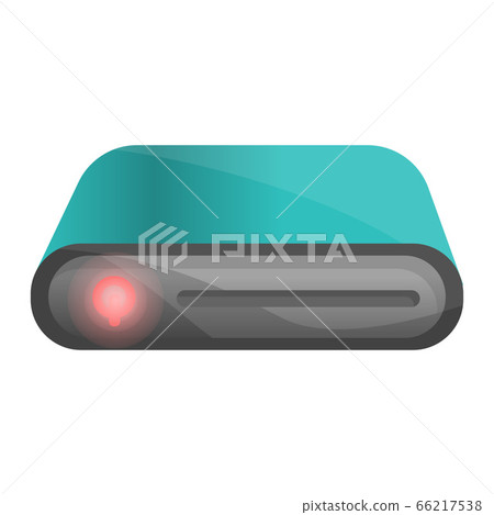 Portable hard disk icon, cartoon style - Stock Illustration [66217538] -  PIXTA