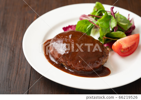 Demiglace hamburger steak 66219526