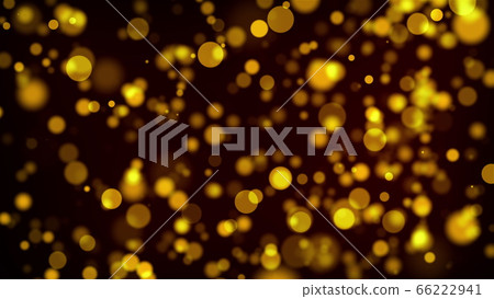 Glow Golden particles. Sand effect. 3d rendering. 66222941