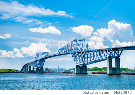 Tokyo Gate Bridge seen from Wakasu Seaside Park, Tokyo Tokyo Gate Bridge seen from Wakasu Seaside Park, Tokyo 66223973