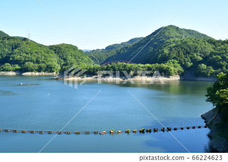 [Kawanishi City, Hyogo Prefecture] Ichigo Dam (Hitokura Dam) The natural environment is good as the back room of the Hanshin area and the greenery of the mountains is beautiful. 66224623