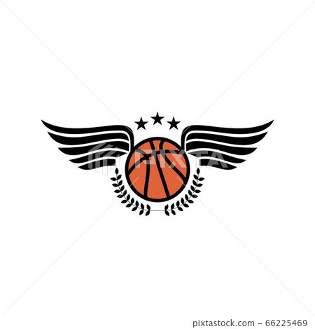 basket ball team match competition logo and vector 66225469