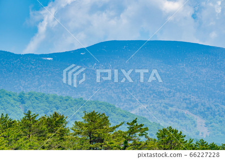 福島縣北鹽原村西吾妻山山越基沼沼自然探索路的風景 福島縣北鹽原村西吾妻山山越基沼沼自然探索路的風景 66227228