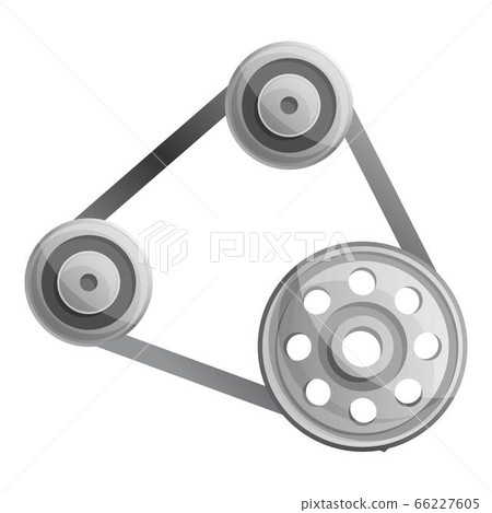 Engine belt icon, cartoon style Engine belt icon, cartoon style 66227605
