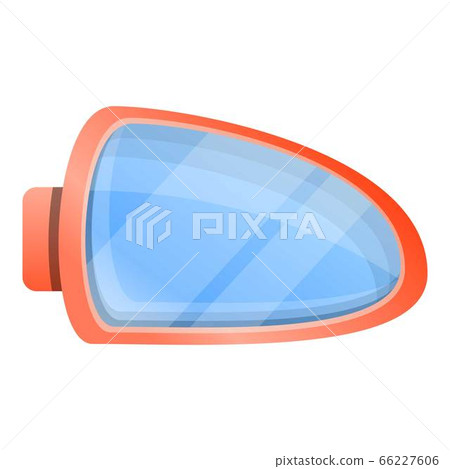 Car door mirror icon, cartoon style Car door mirror icon, cartoon style 66227606