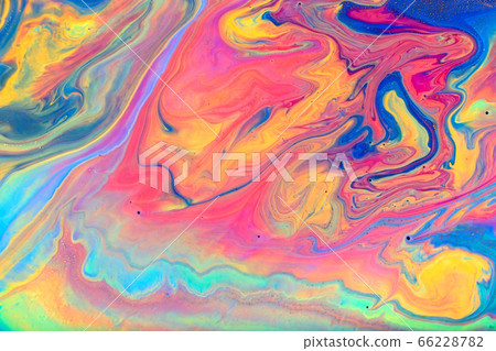 Colorful fluid art pink and blue background. 66228782