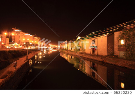小樽的夜景 小樽的夜景 66230220