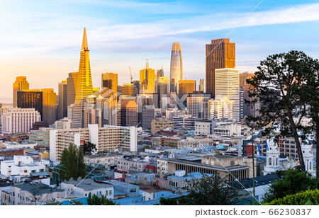 San Francisco Sunset golden hour San Francisco Sunset golden hour 66230837