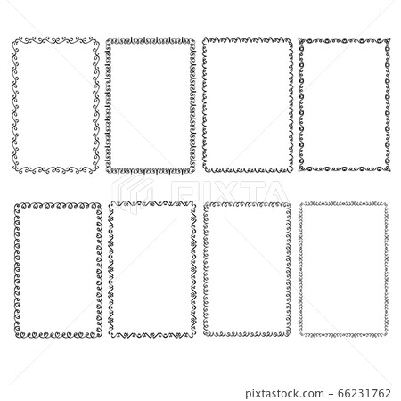 Decorative frames. Retro ornamental frame, vintage 66231762