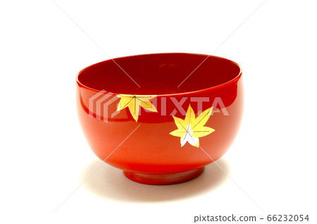 Wajima lacquered red bowl 66232054