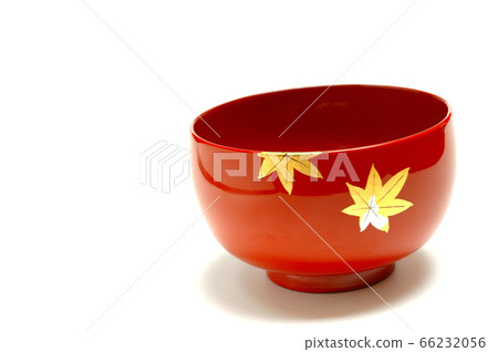 輪島漆成紅色的碗 66232056