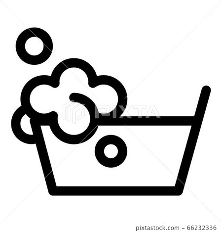 Clothes soap wash icon, outline style 66232336