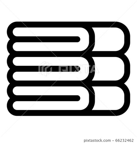 Clothes stack icon, outline style Clothes stack icon, outline style 66232462