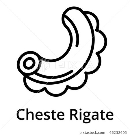 Creste rigate icon, outline style - Stock Illustration [66232603] - PIXTA