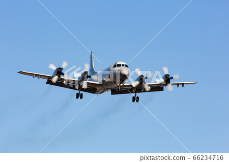 Landing of Maritime Self-Defense Force P-3C patrol aircraft (Ayase City, Kanagawa Prefecture) 66234716