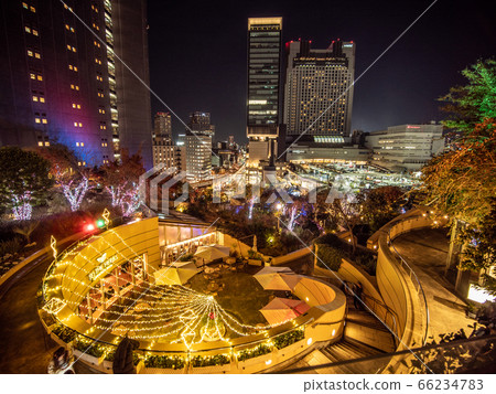 Namba light trip Namba park illuminations 66234783